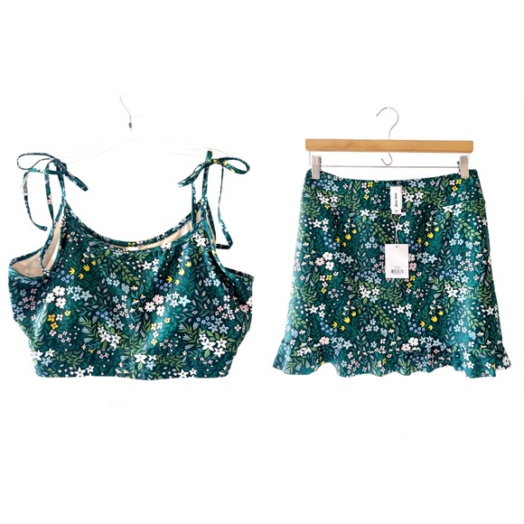 Swimsuit bralette & skirt set New - Picture 2 of 7